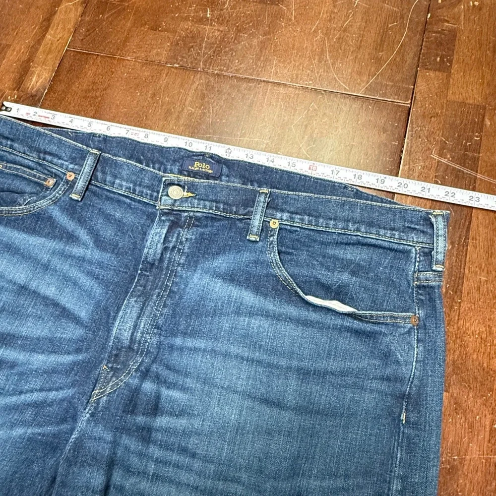 Polo Ralph Lauren Jeans Mens 44x30 Blue Prospect Straight Stretch Denim